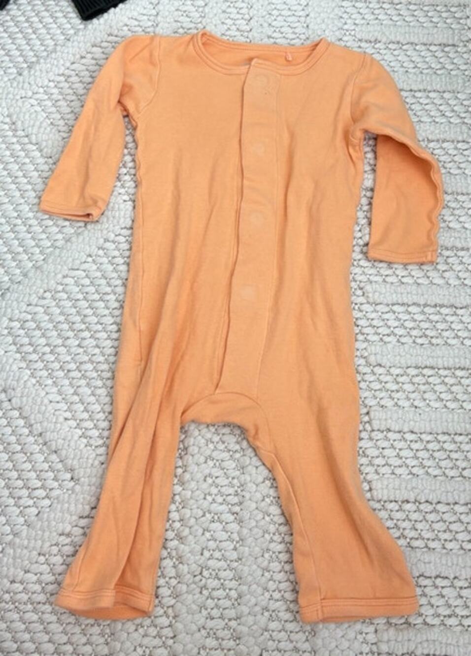 Magnetic Me Cotton Orange Romper Size 6-9 Months